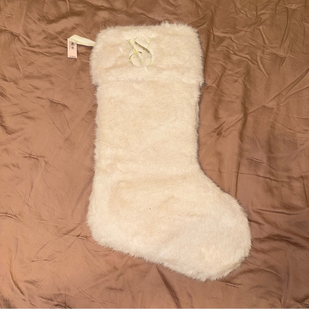 NWT Victoria’s Secret fur stocking!